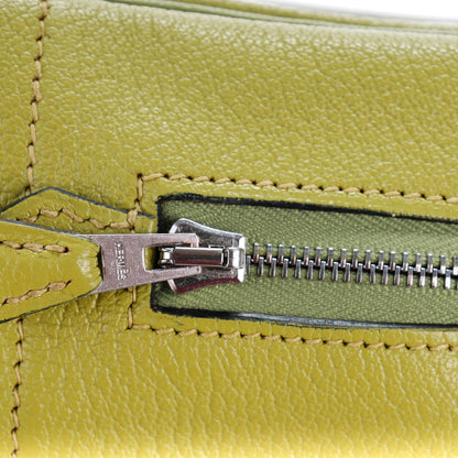 Hermes Chevre Mysore Plume 21 Vert Anis 9 of 9