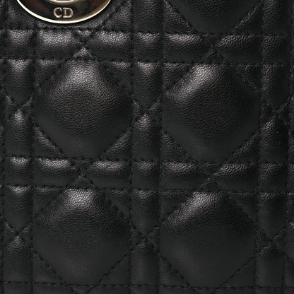 Christian Dior Lambskin Cannage Mini Lady Dior Black 8 of 17