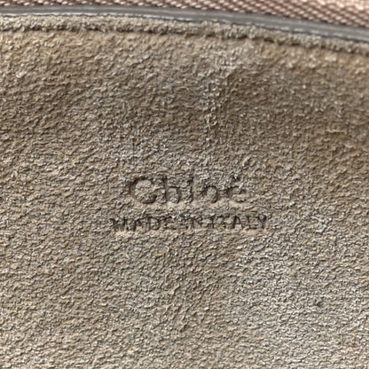 Chloe Calfskin Suede Medium Faye Shoulder Bag Airy Grey 7 of 19