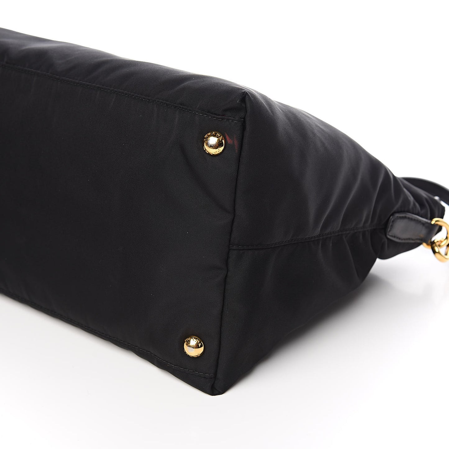 Tessuto Nylon Saffiano Tote Black