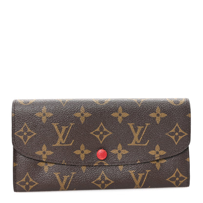 Louis Vuitton Monogram Emilie Wallet Fuchsia 1 of 6