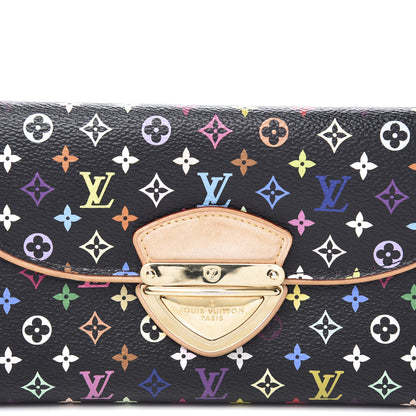 Louis Vuitton Monogram Multicolor Eugenie Wallet Black Grenade 10 of 11