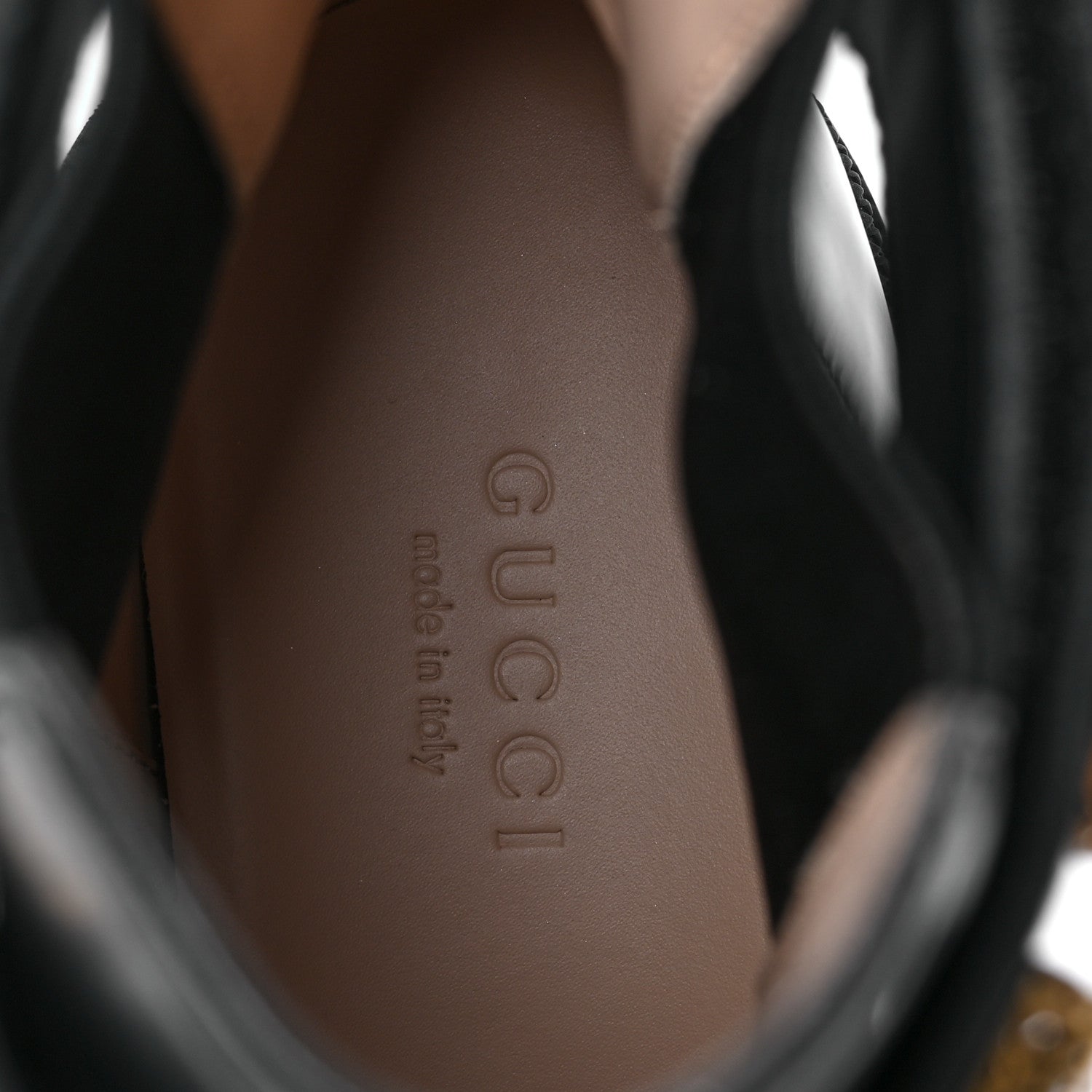 Gucci Calfskin Crystal GG Trip Chelsea Ankle Boots 37.5 Black 7 of 8