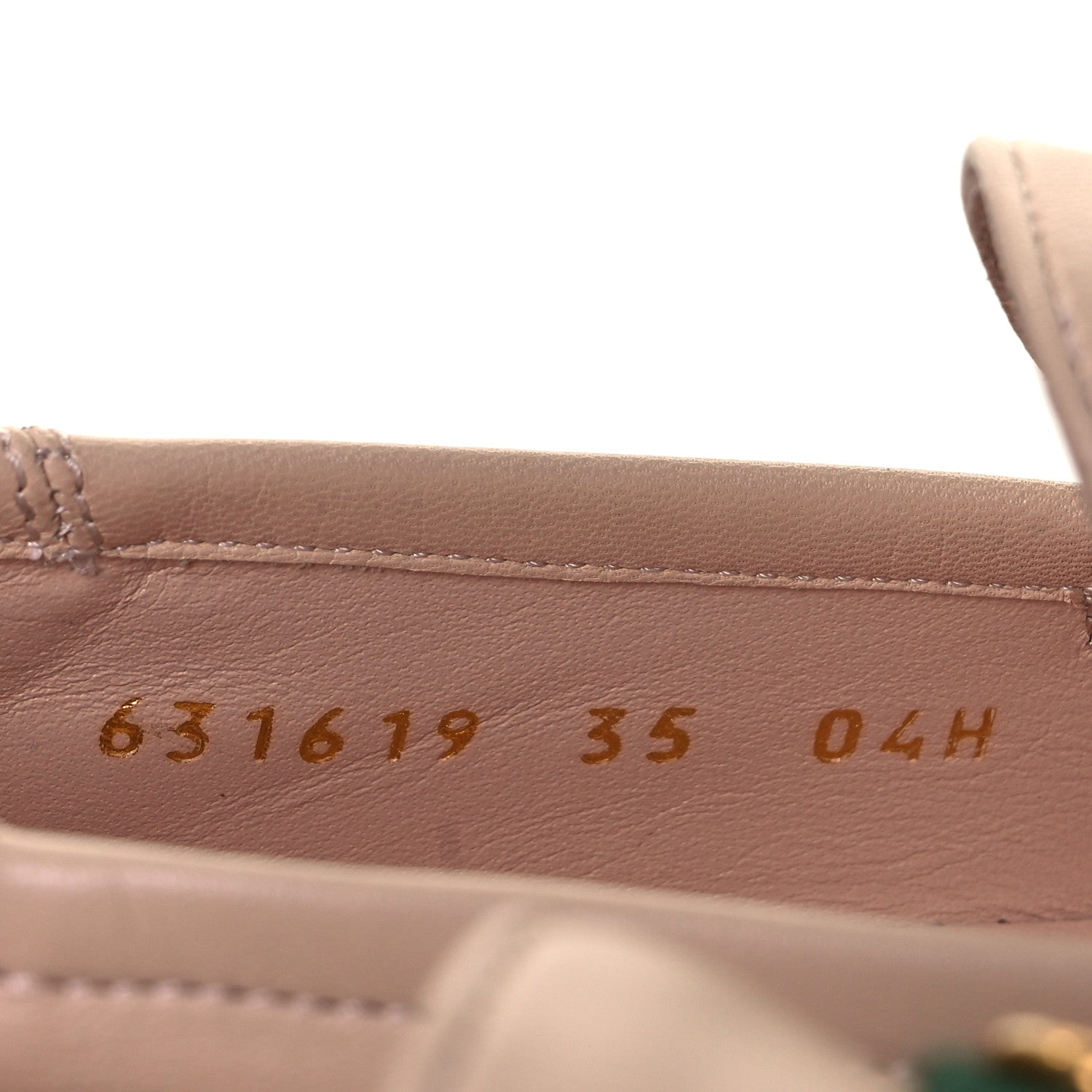 Gucci Malaga Kid Web Womens Horsebit Loafers 35 Skin Rose 8 of 9