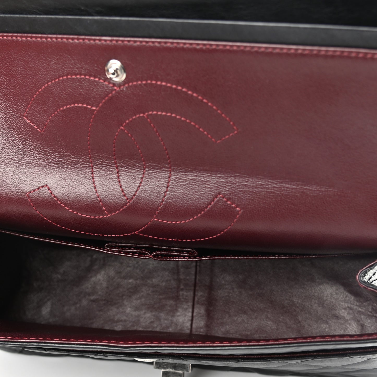 Aged Calfskin Quilted 2.55 Reissue 226 Flap Black