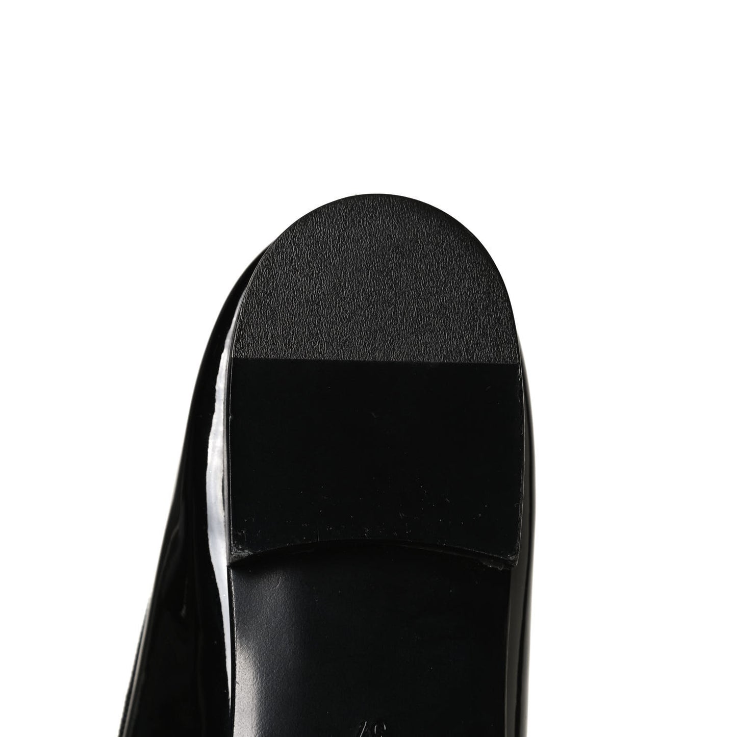 Patent CC Cap Toe Ballerina Flats 37 Black