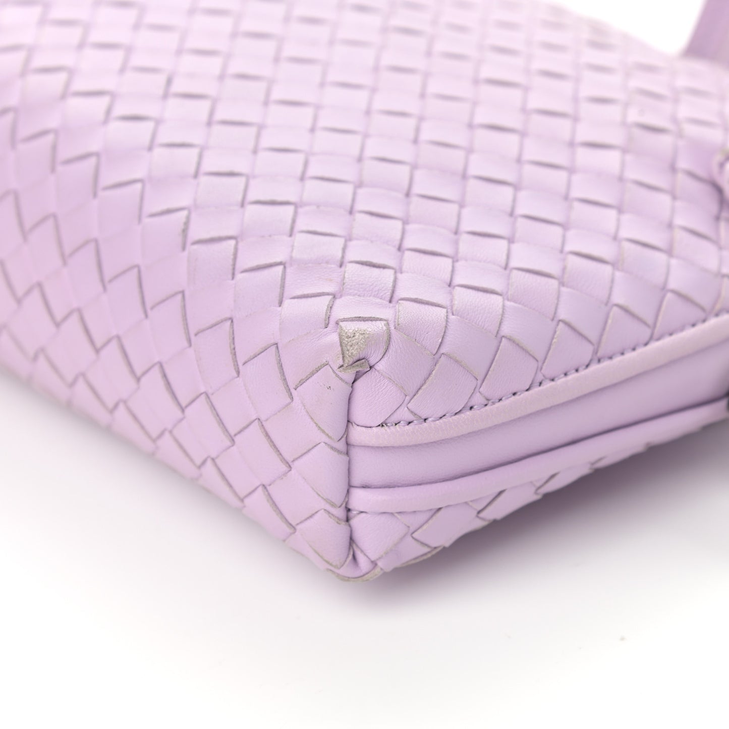 Nappa Intrecciato Pillow Crossbody Messenger Parme