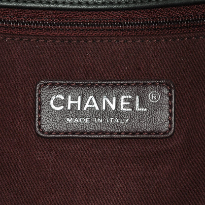 Chanel Metallic Calfskin Quilted Large CC Enchained Accordion Flap Grey 15 of 16