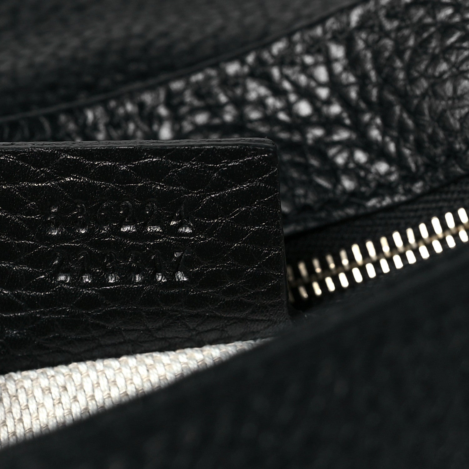 Gucci Pebbled Calfskin Medium Soho Flap Crossbody Black 7 of 9
