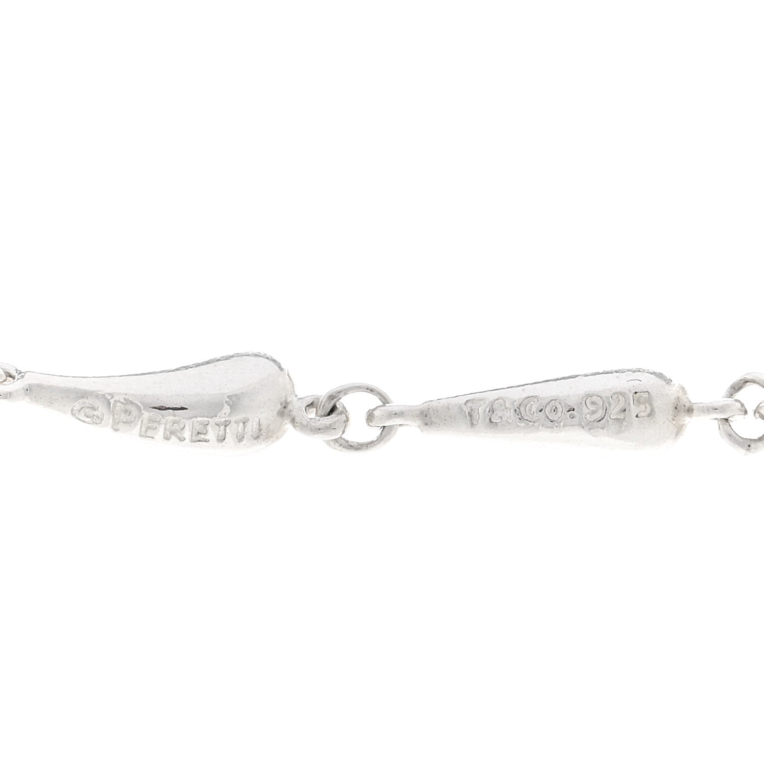 Tiffany Sterling Silver Elsa Peretti Teardrop Pendant Necklace 4 of 4