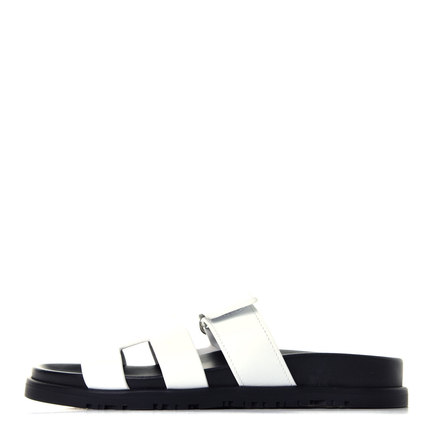 Calfskin Womens Chypre Sandals 36 White
