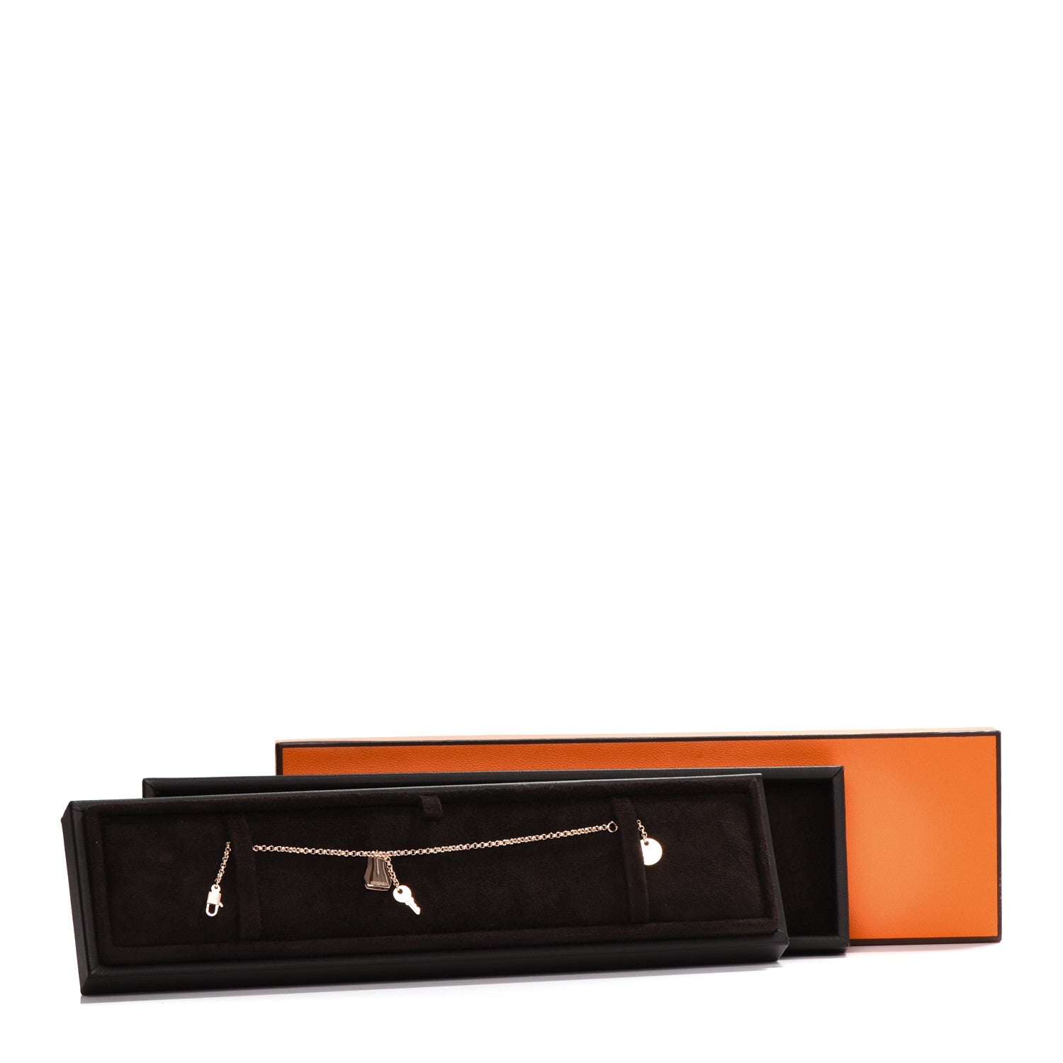 Hermes 18K Rose Gold PM Kelly Clochette Bracelet SH 5 of 5