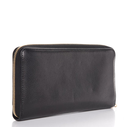 Gucci Calfskin Soho Zip Around Wallet Black 3 of 9