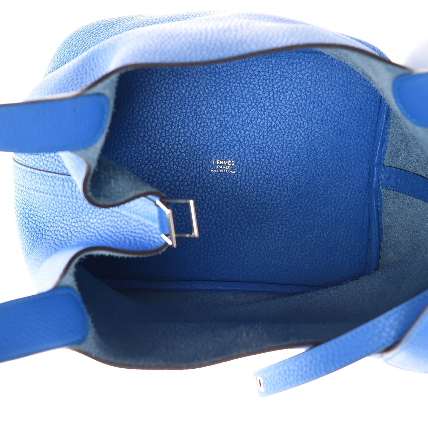Hermes Taurillon Clemence Picotin Lock 22 MM Bleu Zanzibar 5 of 14