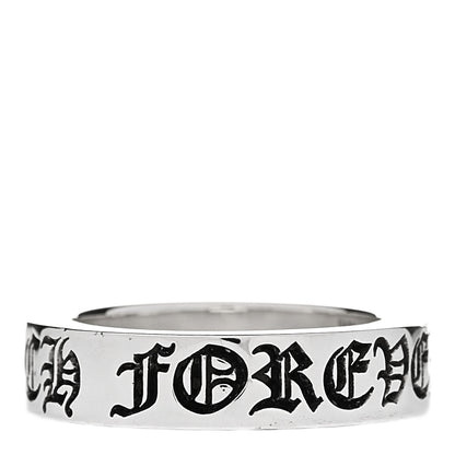 Chrome Hearts Sterling Silver Cross CH Forever Spacer Ring 60 9 1 of 4