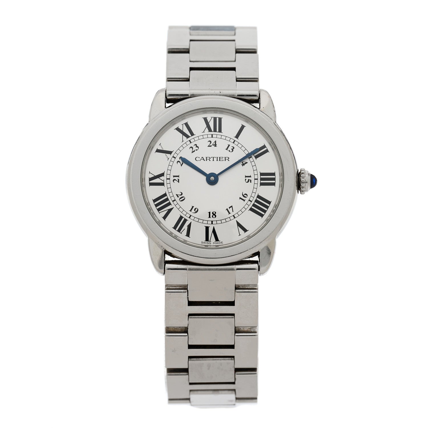Cartier Stainless Steel 29mm Ronde Solo Quartz Watch 1 of 4