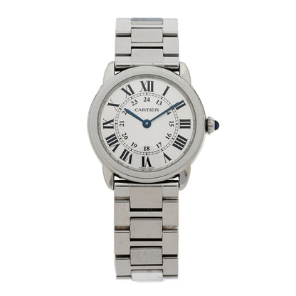 Cartier Stainless Steel 29mm Ronde Solo Quartz Watch 1 of 4