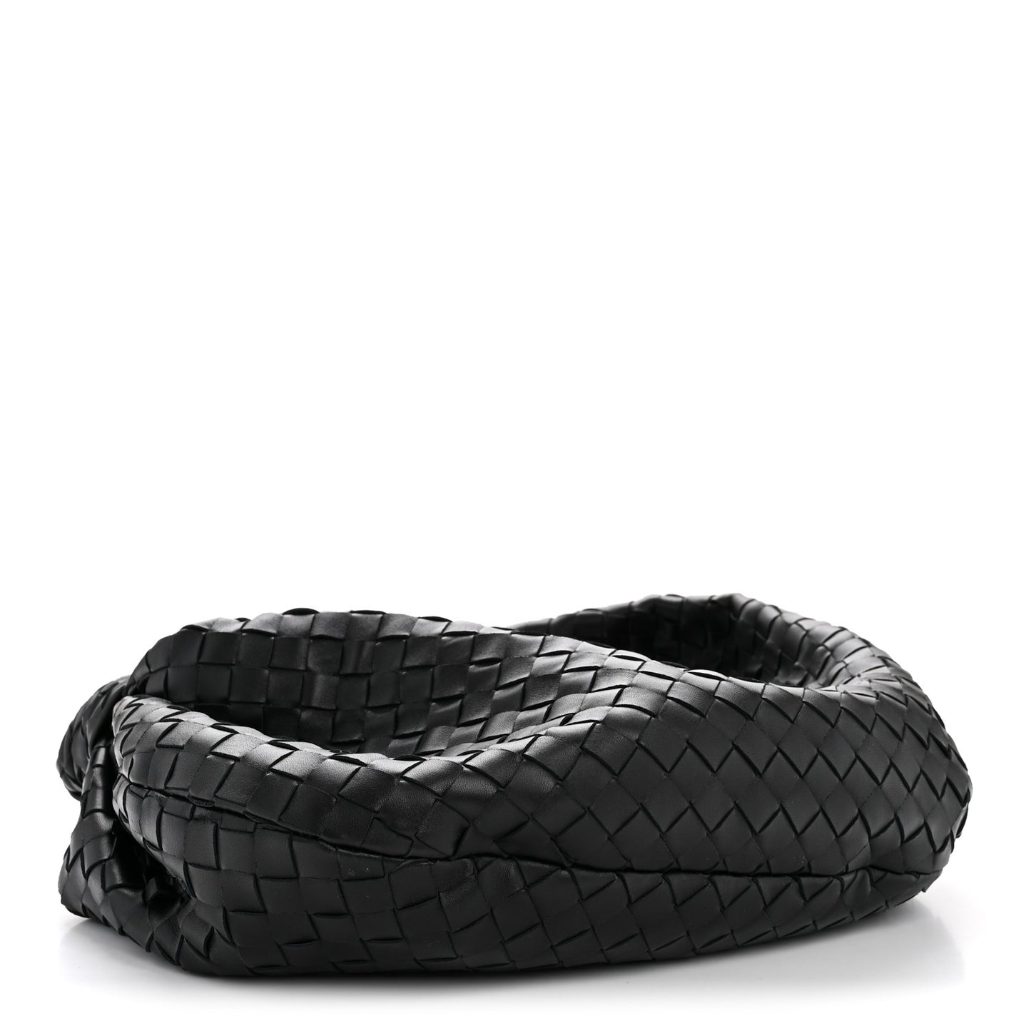 Nappa Intrecciato Small Jodie Hobo Black