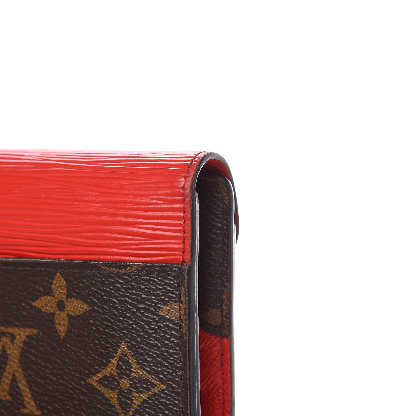 Monogram Epi Marie-Lou Long Wallet Coquelicot