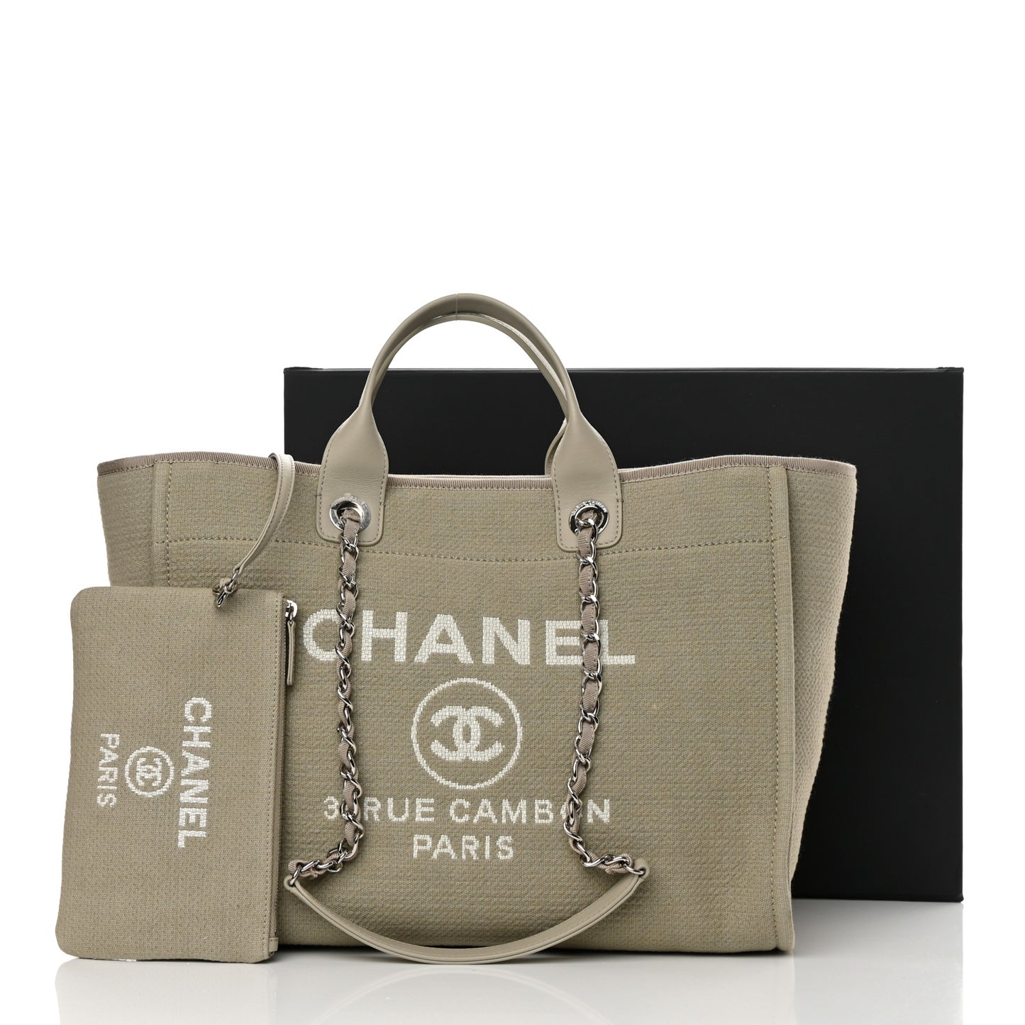 Mixed Fibers Medium Deauville Tote Grey