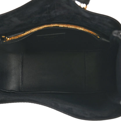 Saint Laurent Smooth Calfskin Small Le 5 A 7 Soft Hobo Black 5 of 12