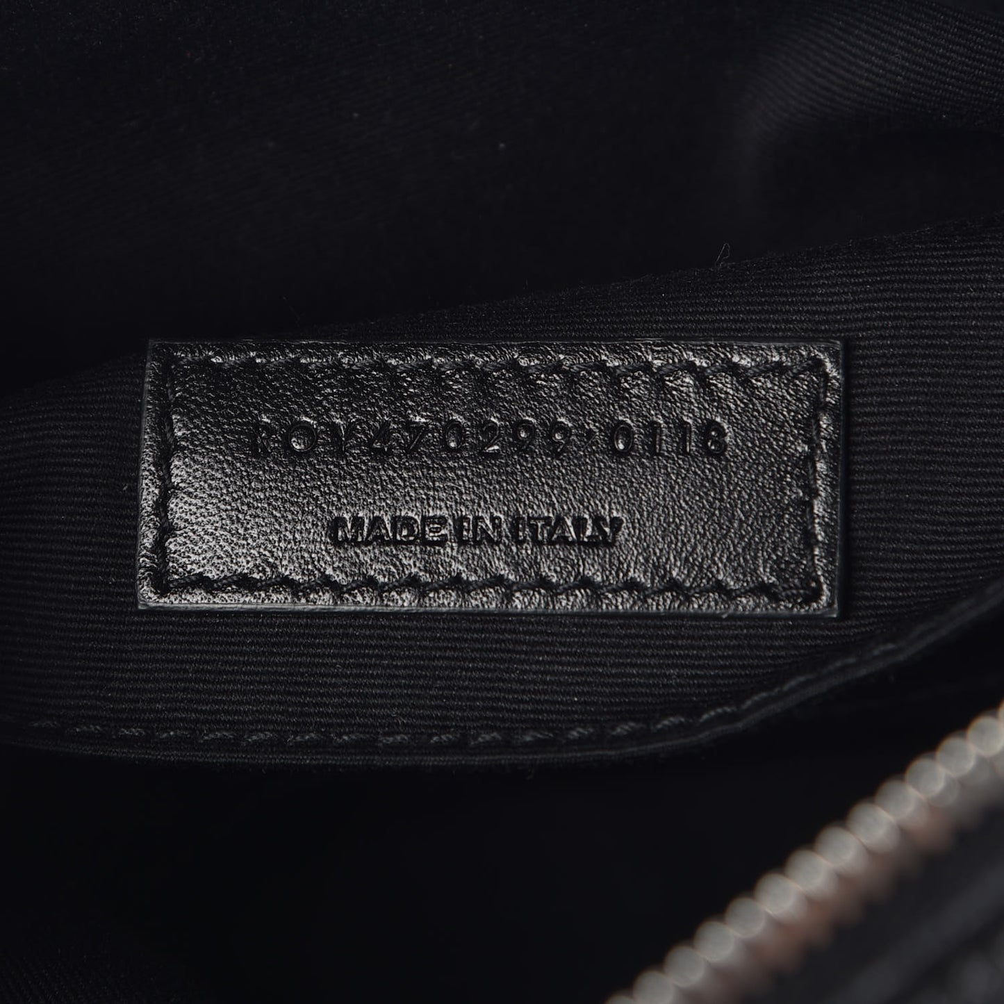 Lambskin Monogram Small Lou Camera Bag Black