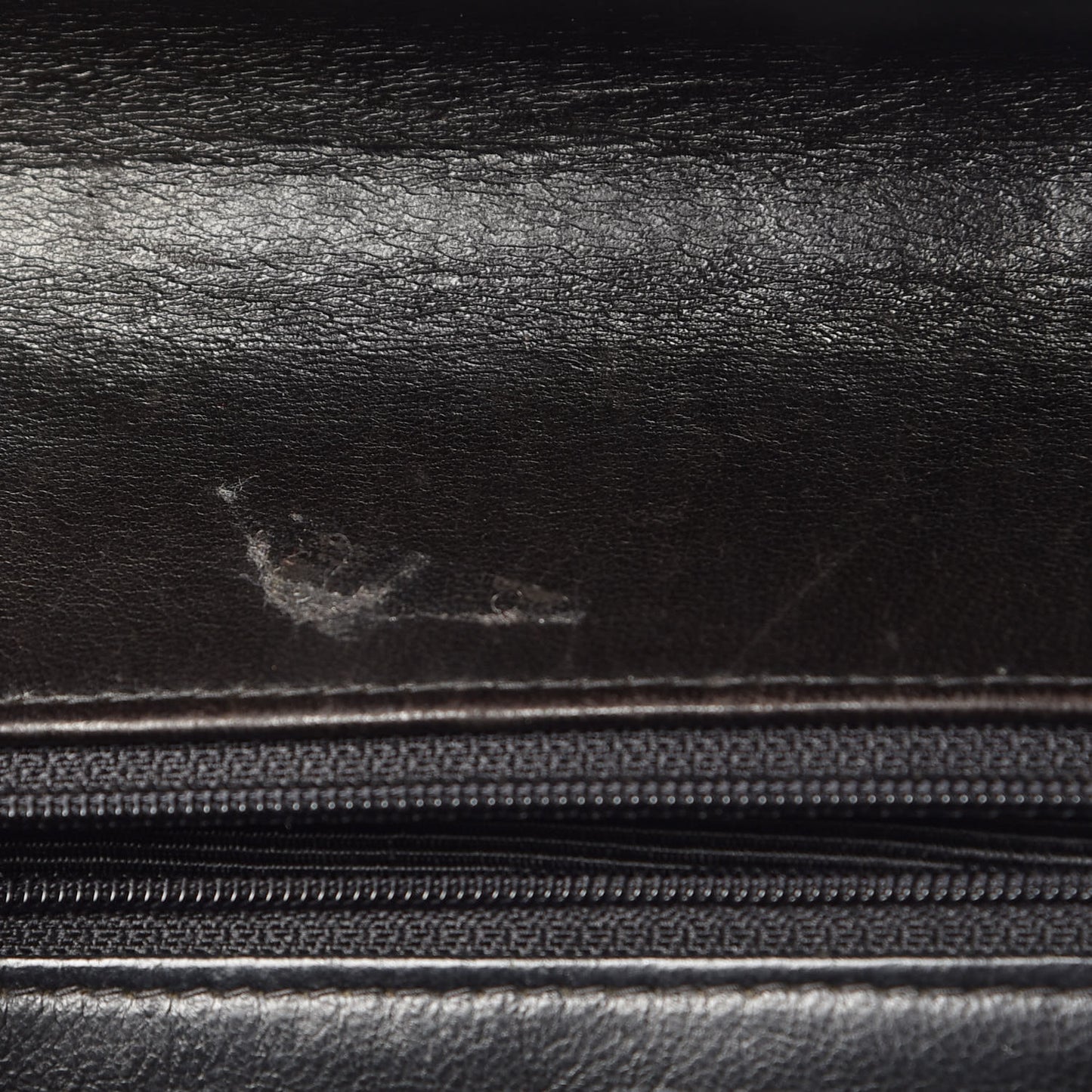 Lambskin Quilted Jumbo Single Flap Black