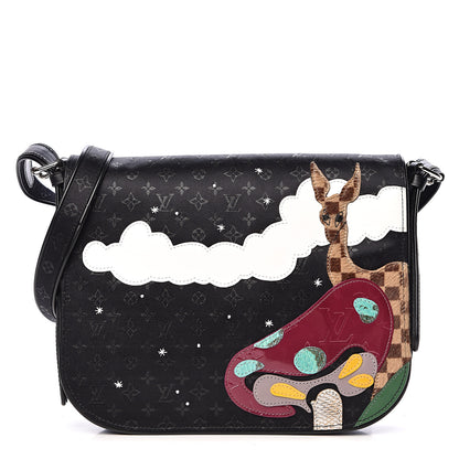 Louis Vuitton Satin Mini Monogram Conte De Fees Patchwork Musette Black 2 of 9