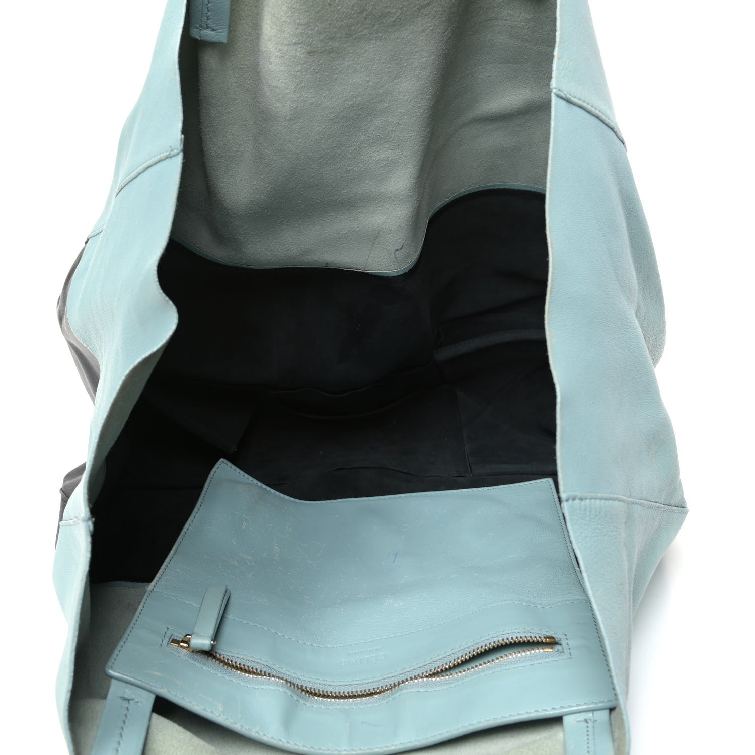 Celine Horizontal Bi-Cabas Glacier Black 4 of 9