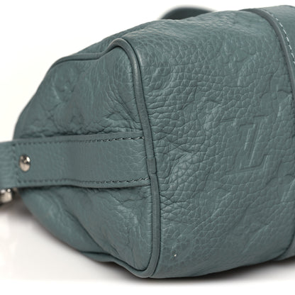 Louis Vuitton Monogram Taurillon Keepall Bandouliere 25 Misty Lake Green 8 of 9