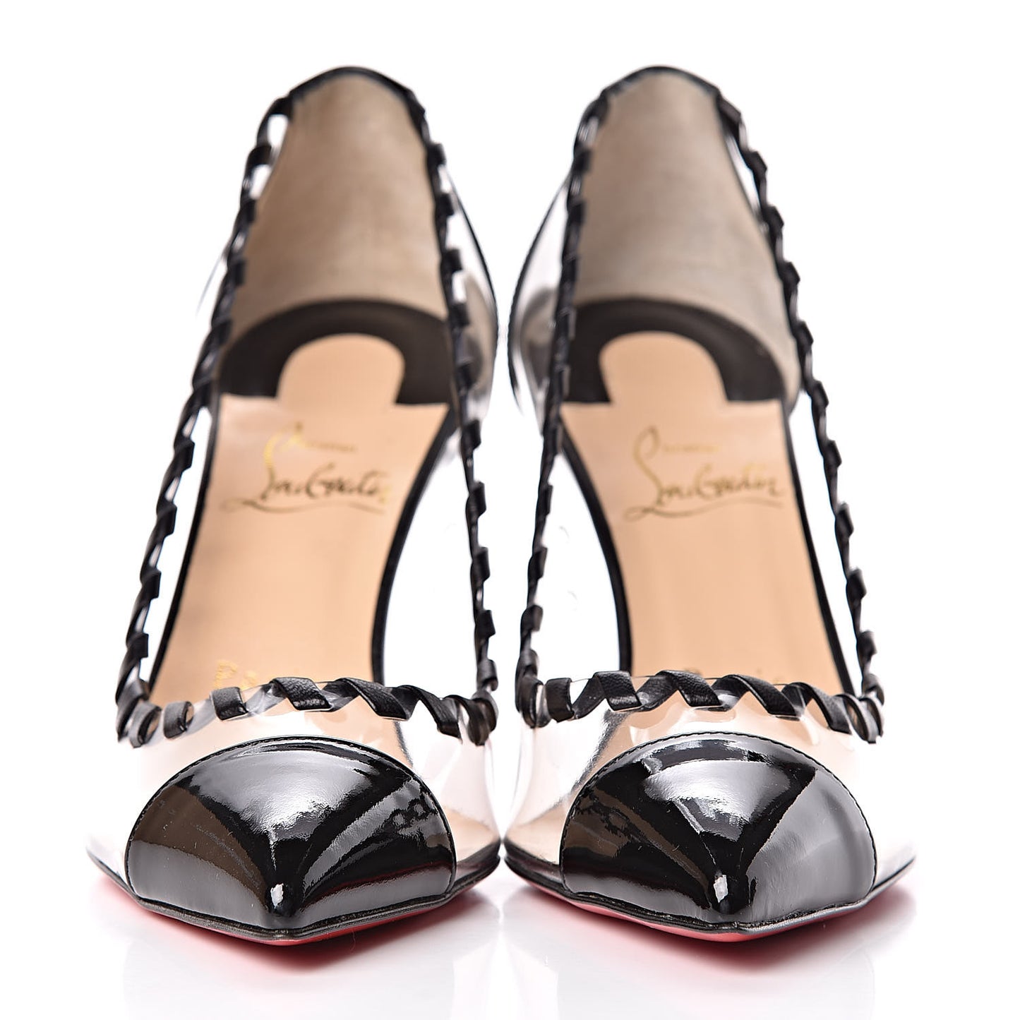 Patent PVC Shiny Nappa Lisabeth 85 Pumps 36 Black