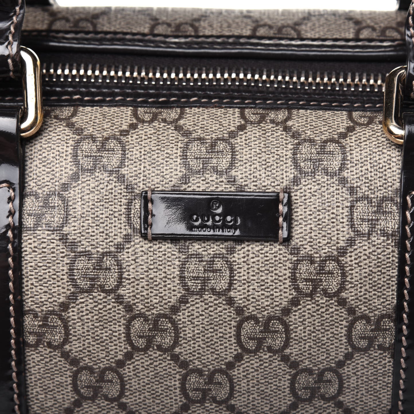 GG Plus Monogram Medium Joy Boston Brown