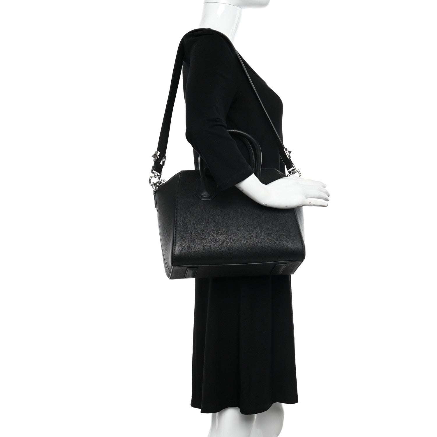 Givenchy Sugar Goatskin Small Antigona Black 2 of 10
