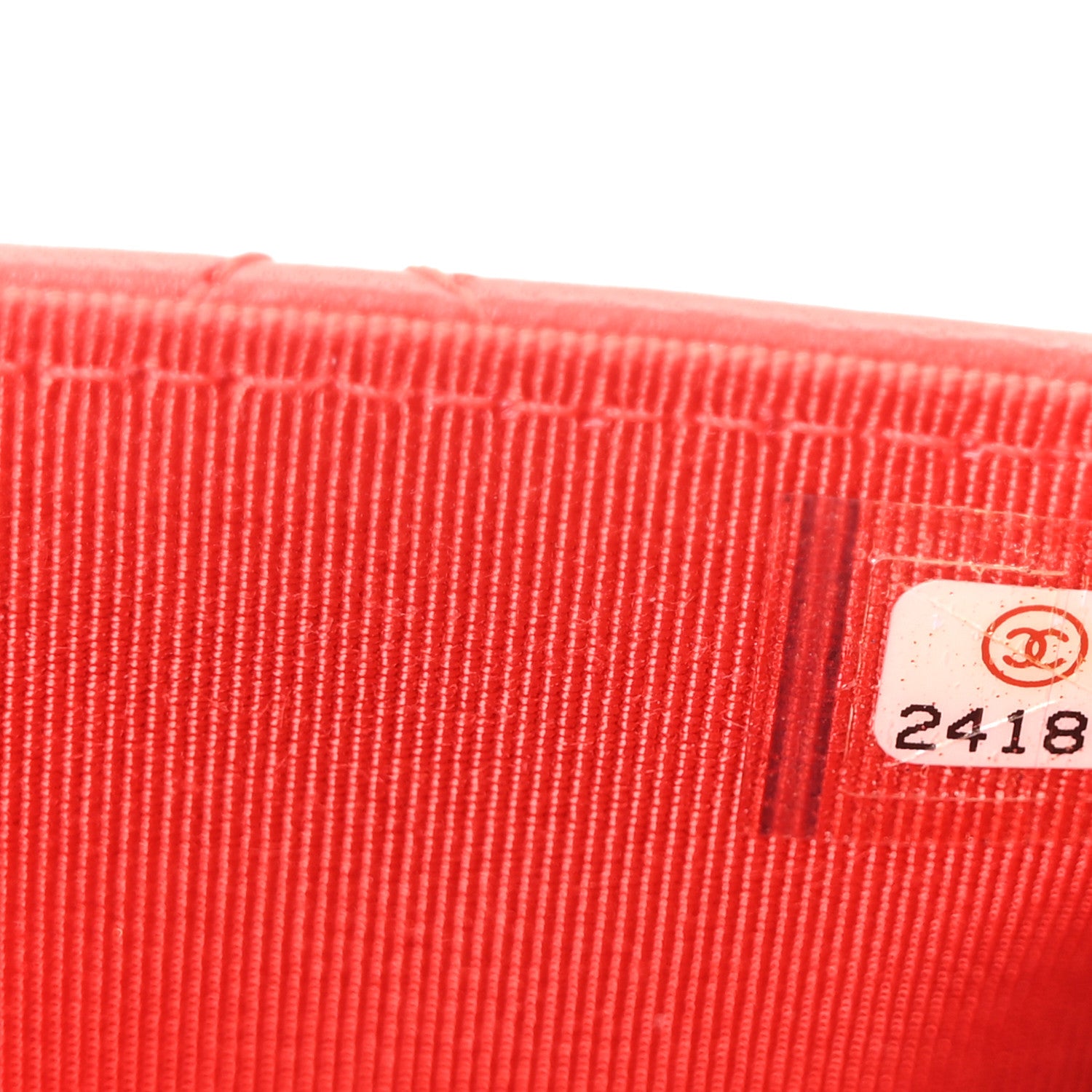 Chanel Lambskin Quilted Wallet On Chain WOC Red 7 of 10