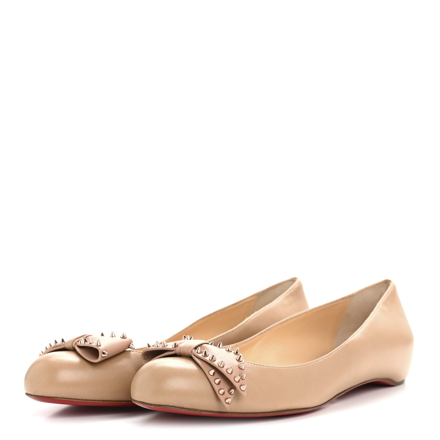 Nappa Ballalarina Flats 40 Nude