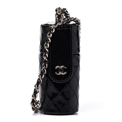 Chanel Patent Calfskin Lipstick Case On Chain Black 1 of 7