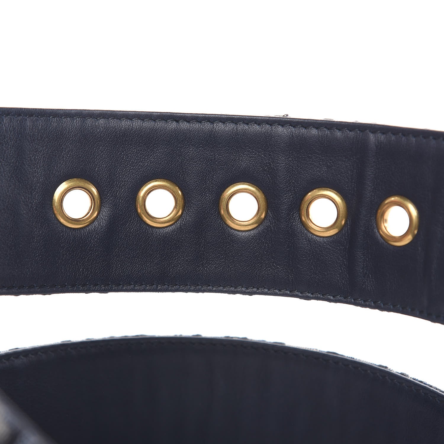 Christian Dior Oblique Diorquake Belt 85 Blue Multi 4 of 8