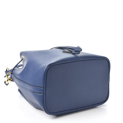 Prada Saffiano Bucket Bag Bluette 3 of 8