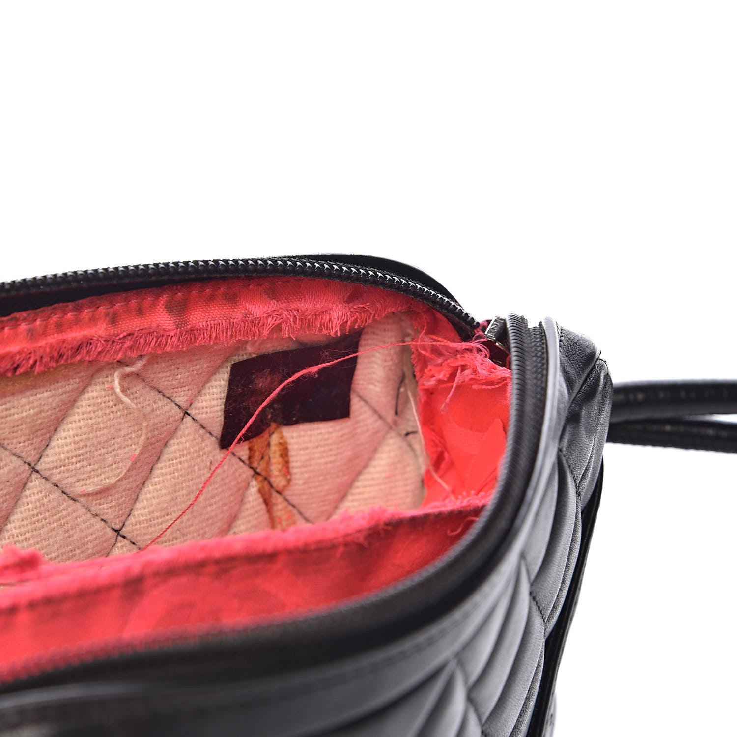 Chanel Calfskin Quilted Cambon Pochette Black 12 of 19