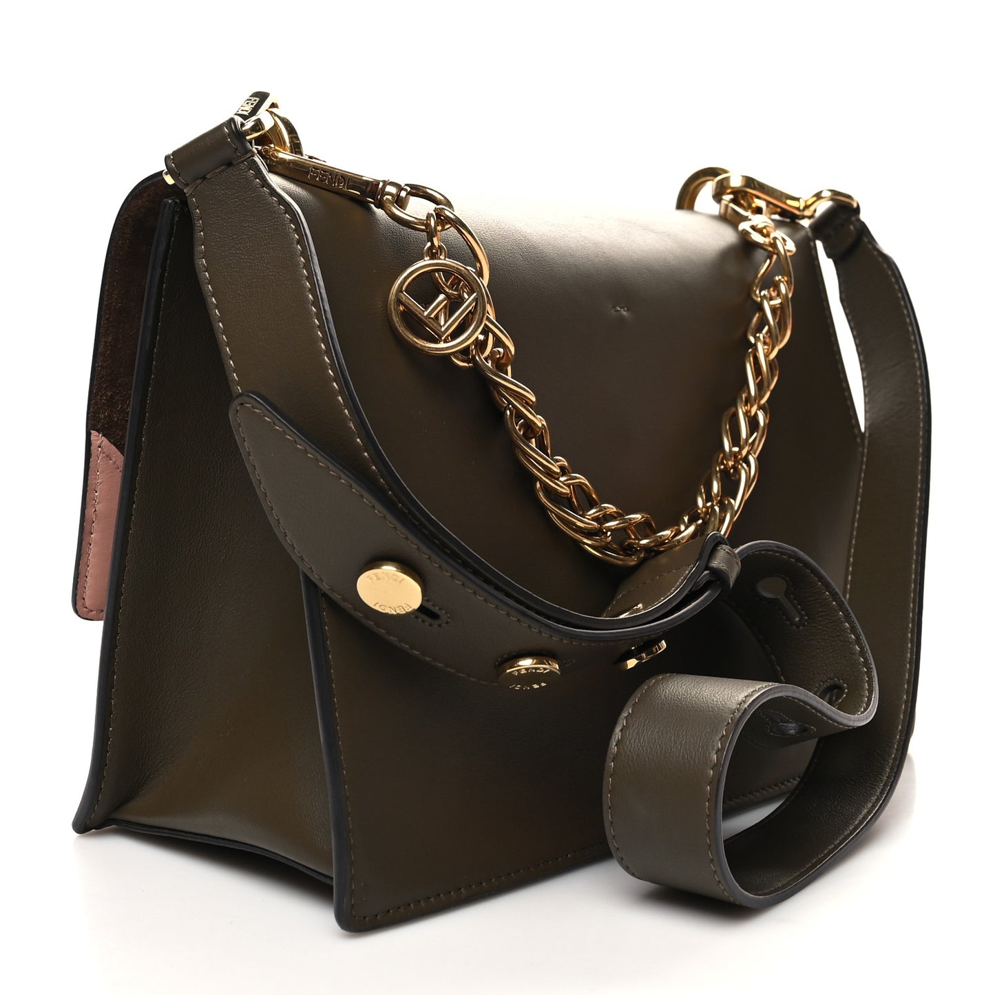 Vitello Grace Matte F is Fendi Kan U Shoulder Bag Wood