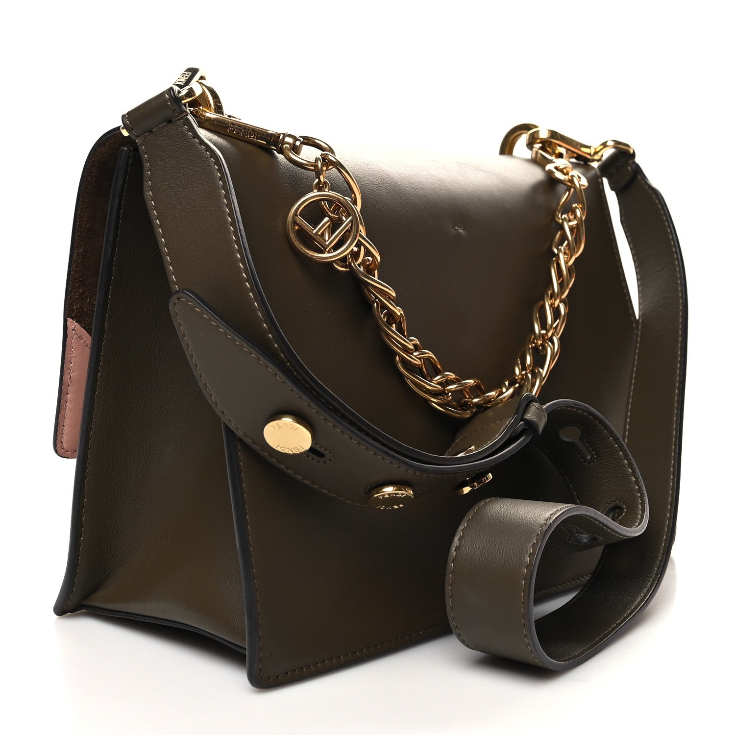 Fendi Vitello Grace Matte F is Fendi Kan U Shoulder Bag Wood 3 of 10