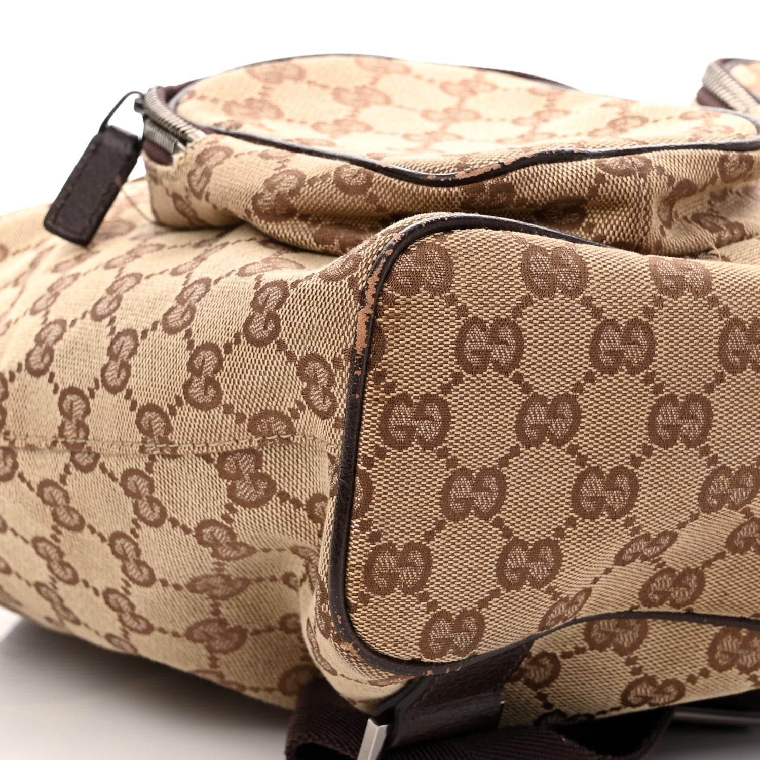 Gucci Monogram Backpack Dark Brown 9 of 11