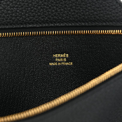 Hermes Togo Backpocket Pouch 30 Black 6 of 8