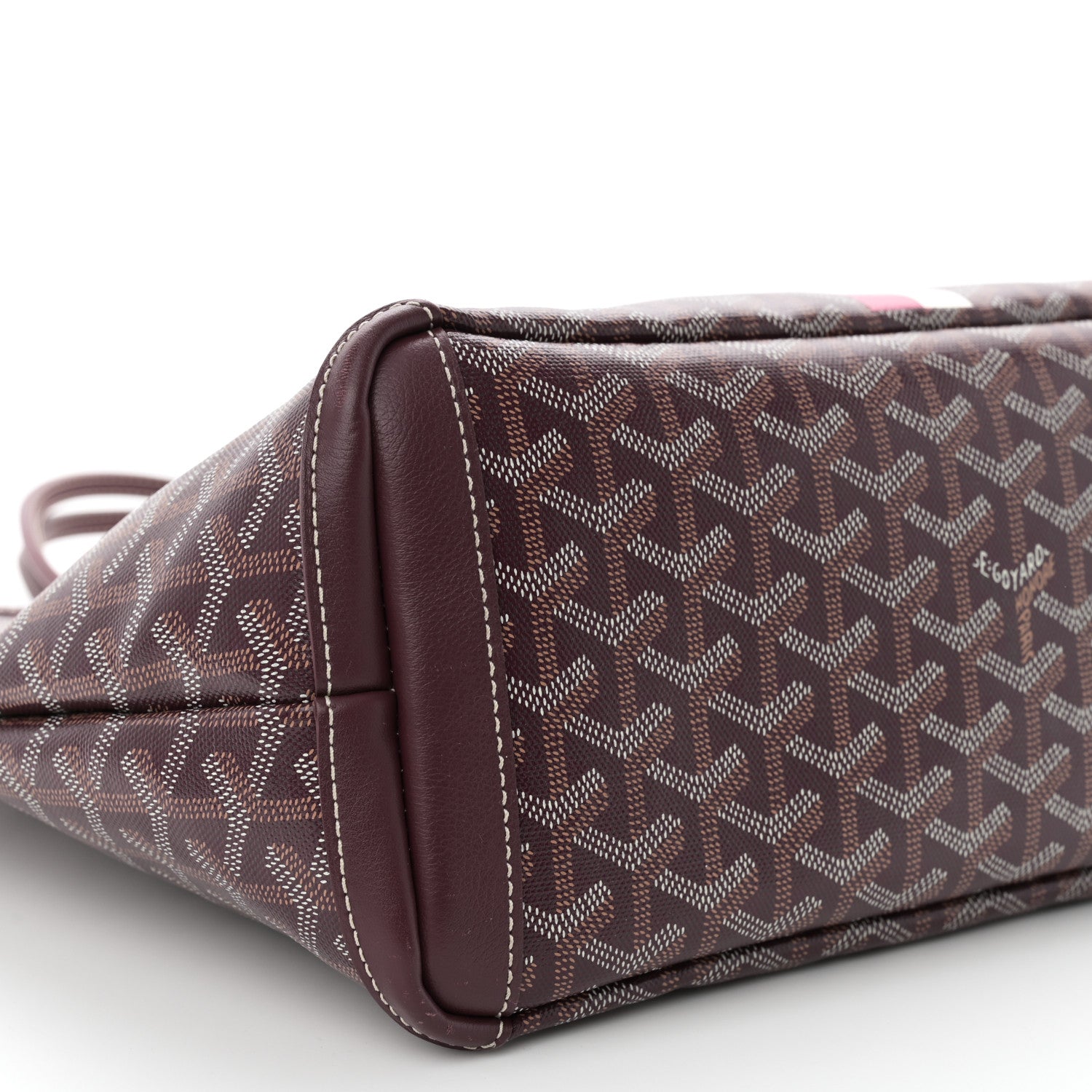 Goyard Goyardine Artois PM Burgundy 8 of 10
