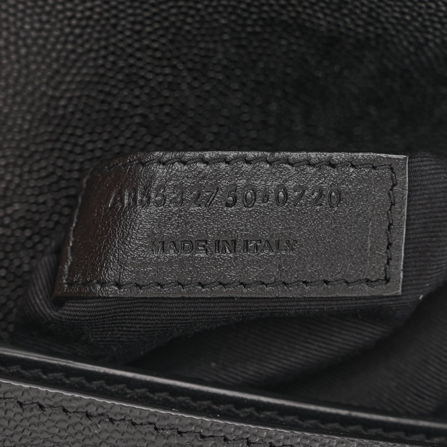 Grain De Poudre Monogram Cassandra Clasp Bag Black