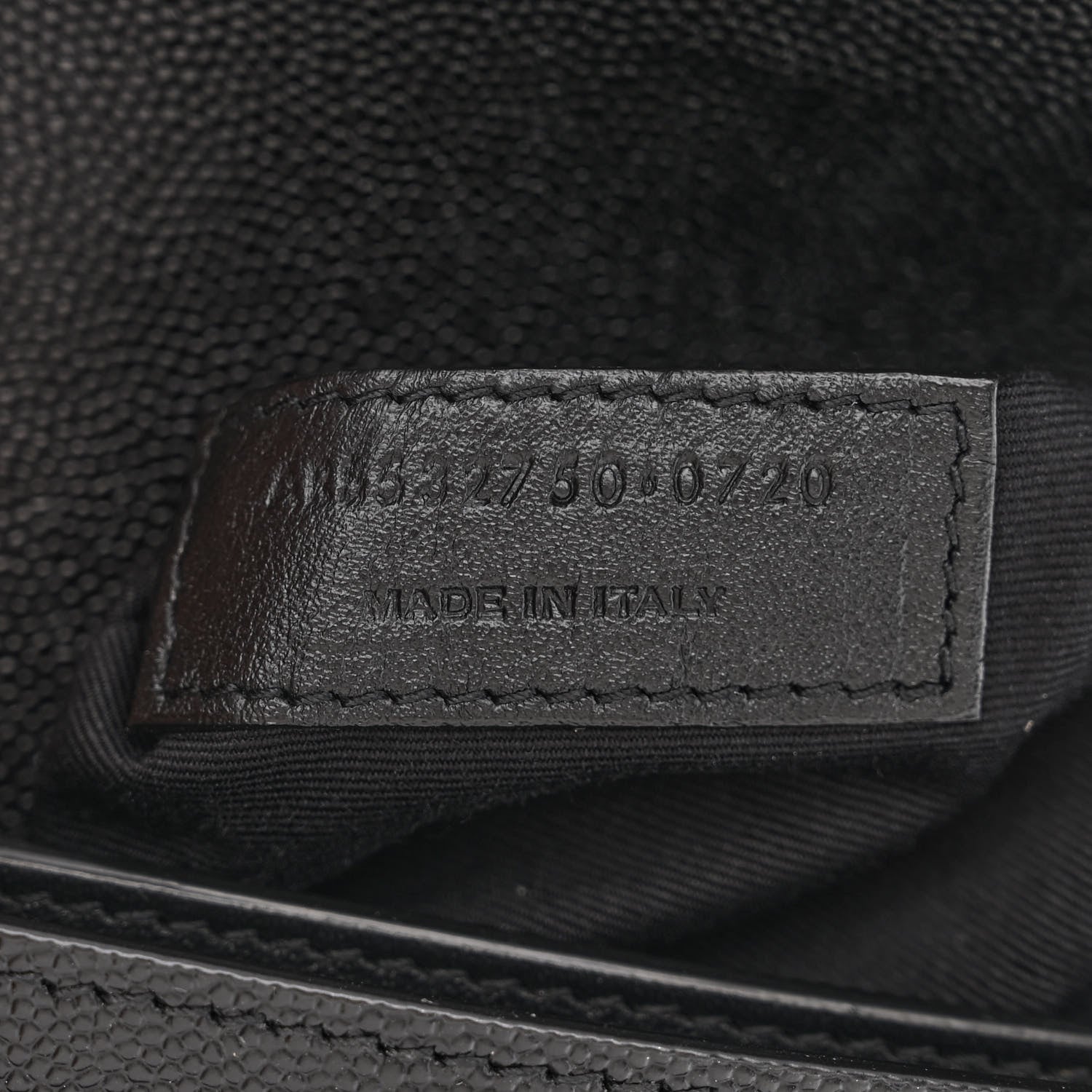 Saint Laurent Grain De Poudre Monogram Cassandra Clasp Bag Black 7 of 11