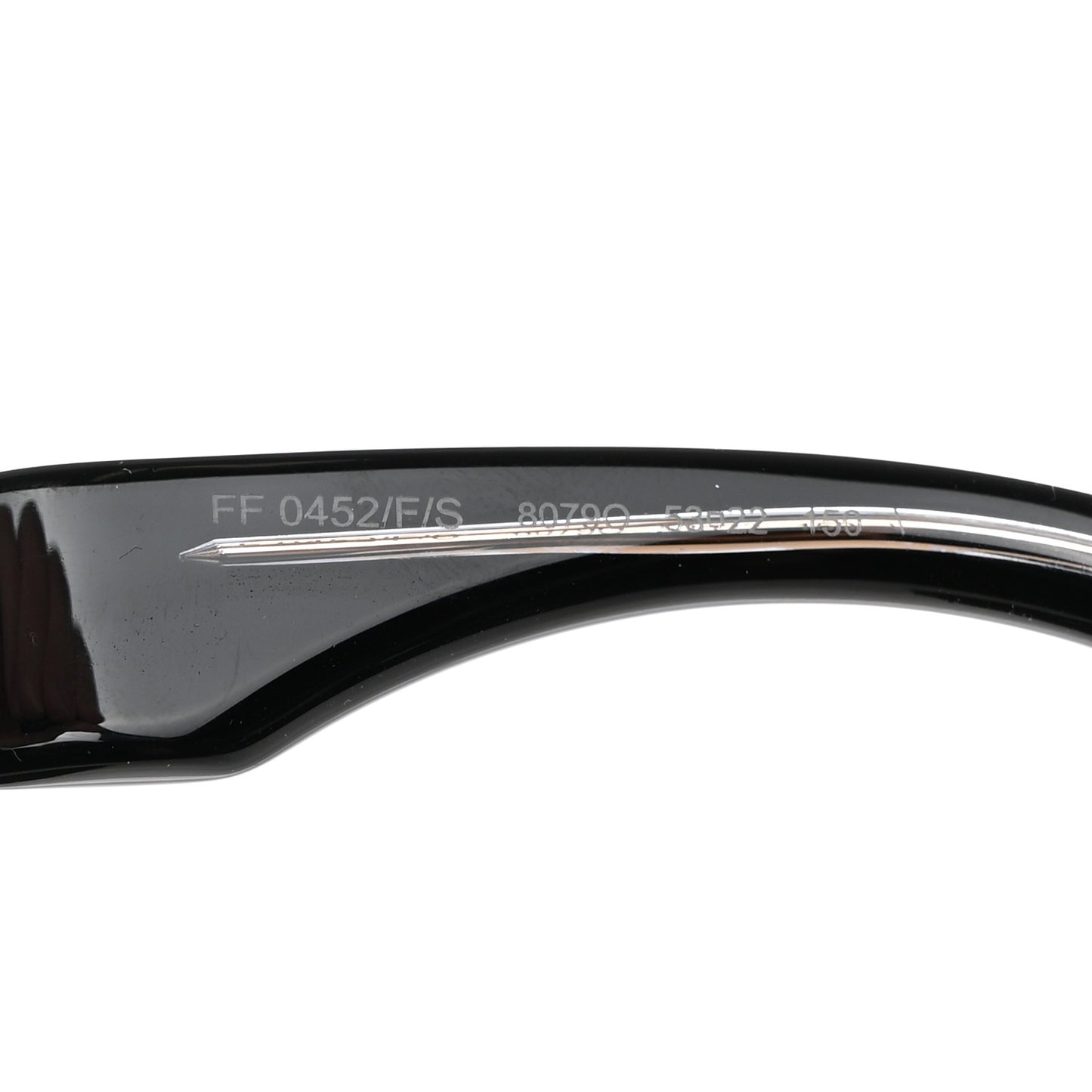 Acetate Cat Eye Sunglasses FF0452 Black