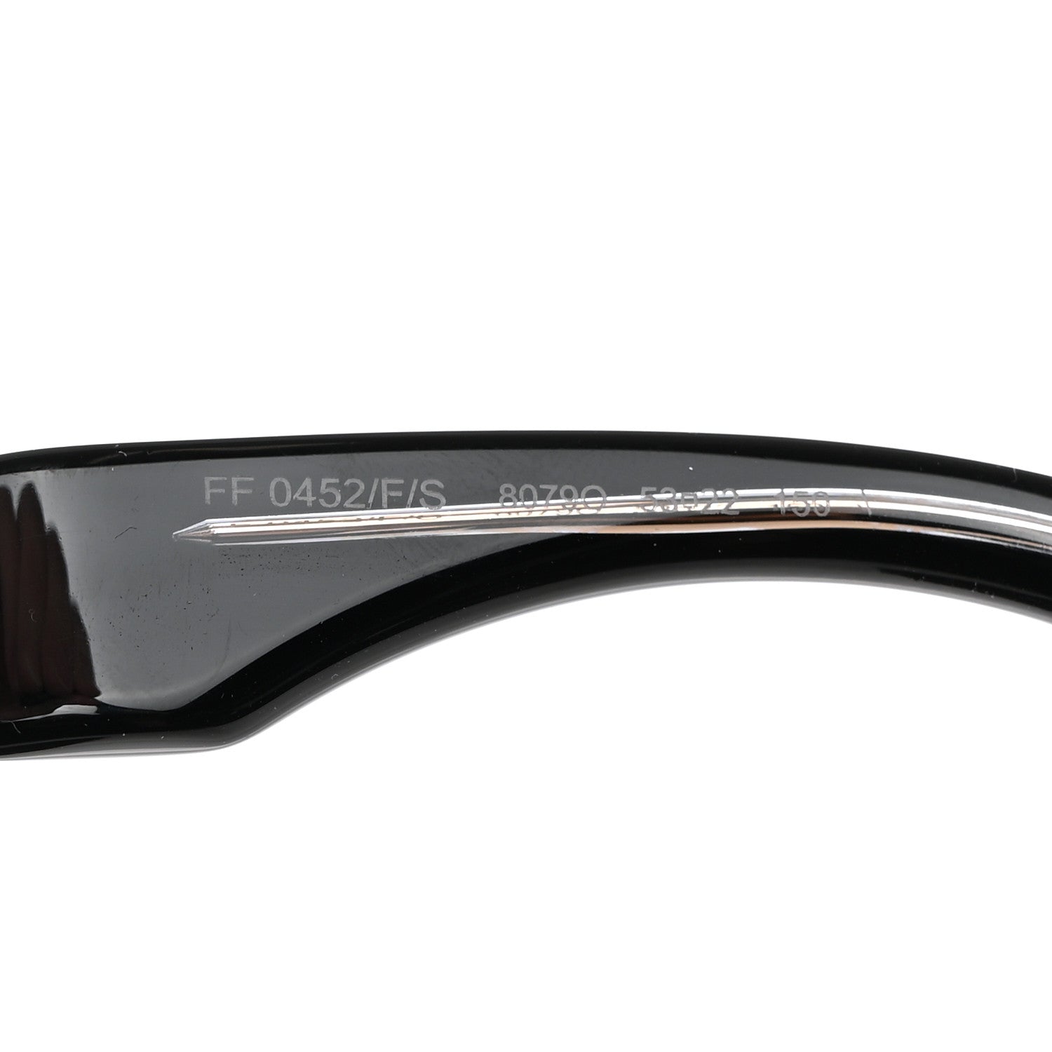 Fendi Acetate Cat Eye Sunglasses FF0452 Black 5 of 6