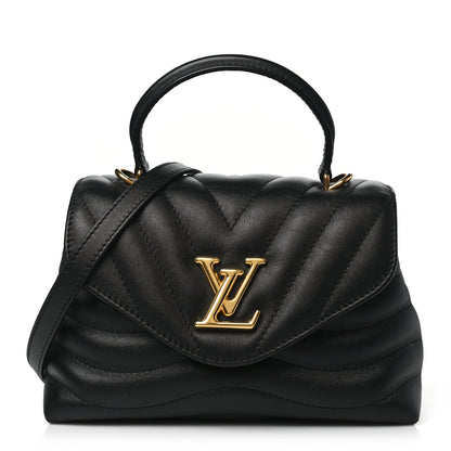 Louis Vuitton Calfskin Hold Me New Wave Black 1 of 9