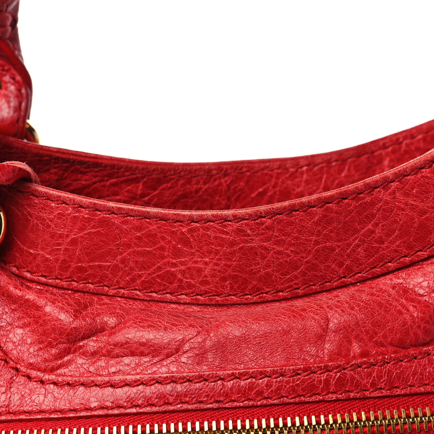 Agneau Giant 12 Gold Hardware Velo Rouge Cardinal